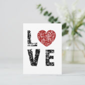 Liefde Briefkaart (Staand voorkant)