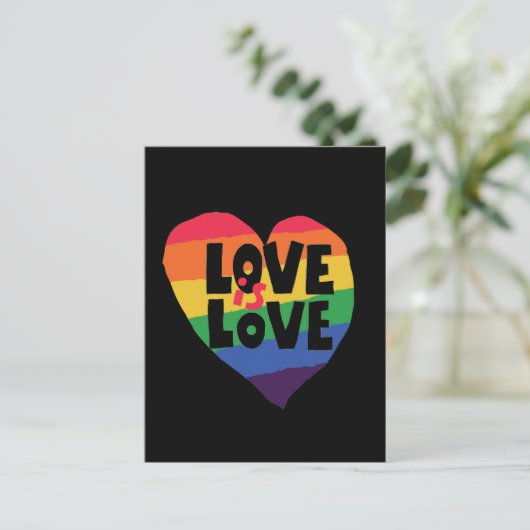 Liefde Briefkaart (Staand voorkant)