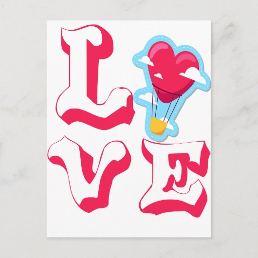 liefde briefkaart (Voorkant)