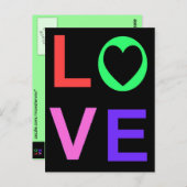 Liefde Briefkaart (Voorkant / Achterkant)