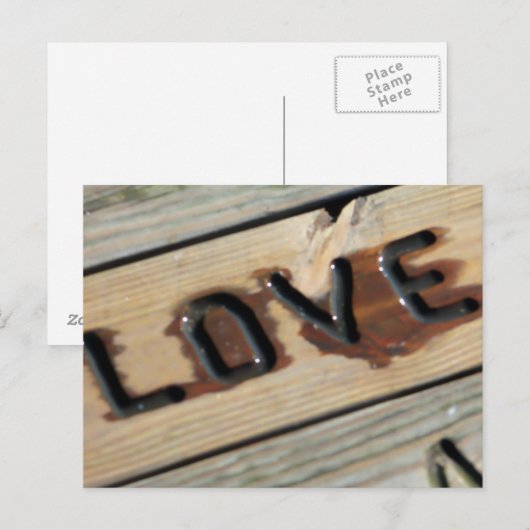 Liefde Briefkaart (Voorkant / Achterkant)