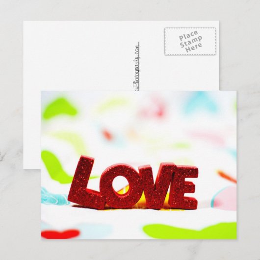 Liefde Briefkaart (Voorkant / Achterkant)