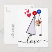 liefde briefkaart (Voorkant / Achterkant)