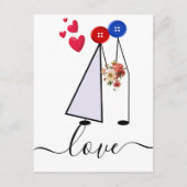 liefde briefkaart (Voorkant)