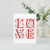  liefde briefkaart (Staand voorkant)