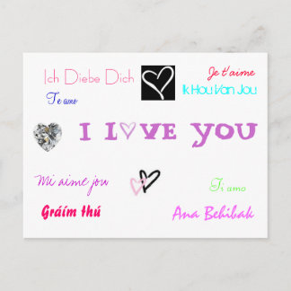 Liefde briefkaart