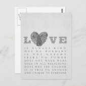 Liefde Briefkaart (Voorkant / Achterkant)