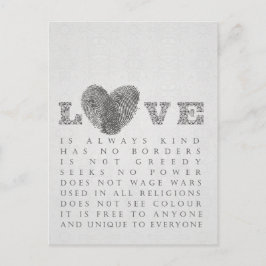 Liefde Briefkaart