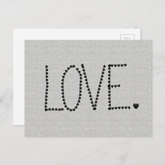 Liefde Briefkaart (Voorkant / Achterkant)