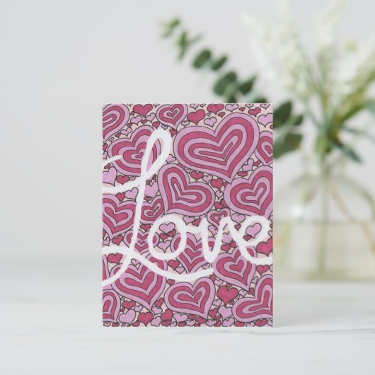 Liefde Briefkaart (Staand voorkant)