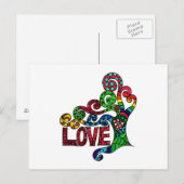 Liefde - briefkaart (Voorkant / Achterkant)