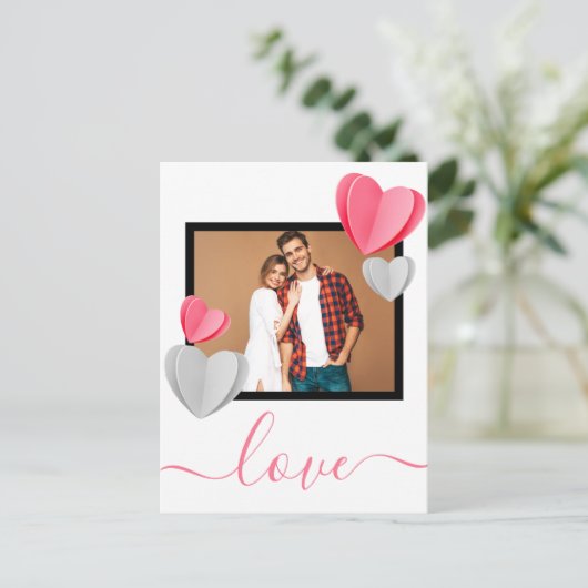 liefde briefkaart (Staand voorkant)