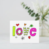 Liefde Briefkaart (Staand voorkant)