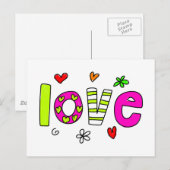 Liefde Briefkaart (Voorkant / Achterkant)