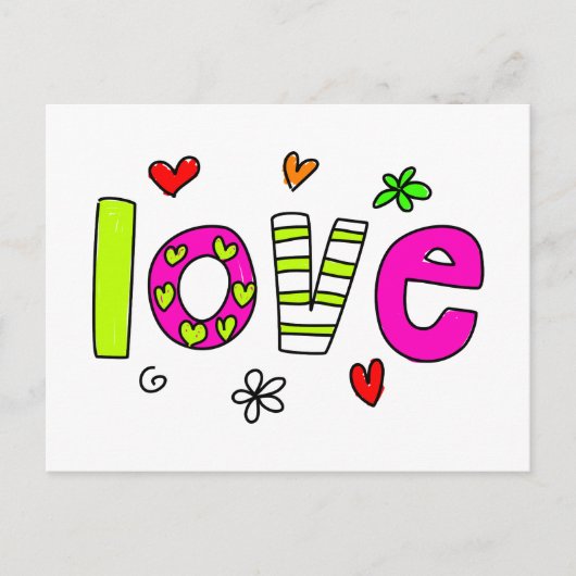 Liefde Briefkaart (Voorkant)