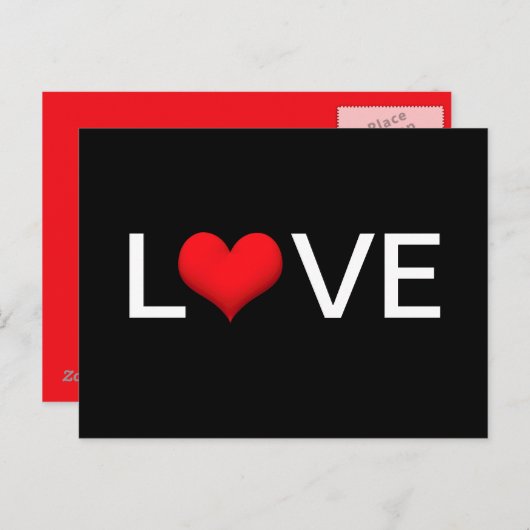 Liefde Briefkaart (Voorkant / Achterkant)