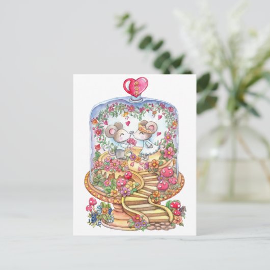 Liefde Briefkaart (Staand voorkant)