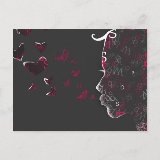 liefde briefkaart (Voorkant)