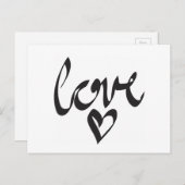 Liefde Briefkaart (Voorkant / Achterkant)