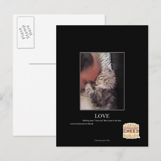 Liefde Briefkaart (Voorkant / Achterkant)