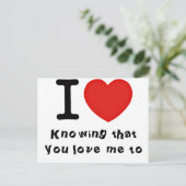 Liefde! Briefkaart (Staand voorkant)