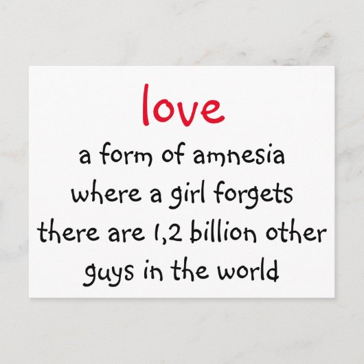 liefde briefkaart (Voorkant)