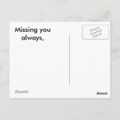 liefde briefkaart (Achterkant)