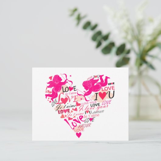 Liefde Briefkaart (Staand voorkant)