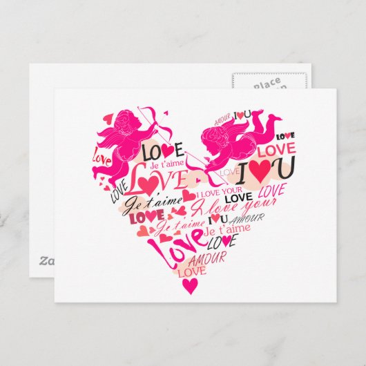 Liefde Briefkaart (Voorkant / Achterkant)