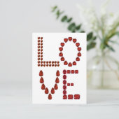 Liefde Briefkaart (Staand voorkant)