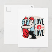 Liefde Briefkaart (Voorkant / Achterkant)