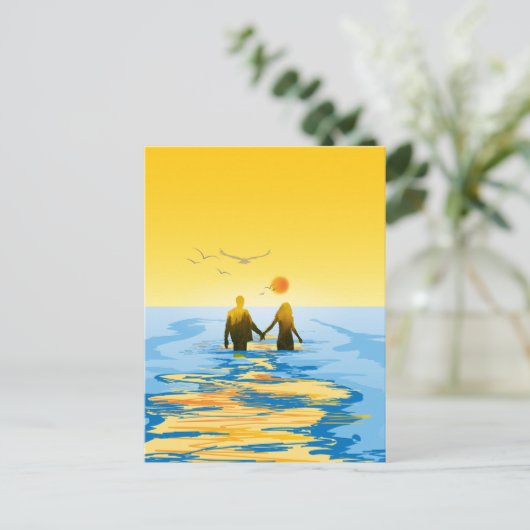 Liefde Briefkaart (Staand voorkant)