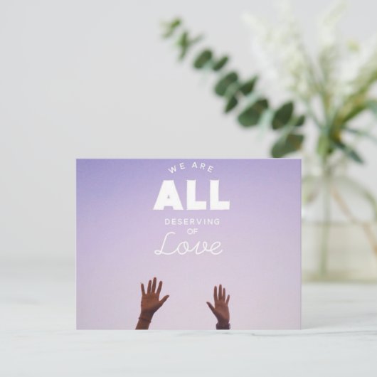 Liefde Briefkaart (Staand voorkant)