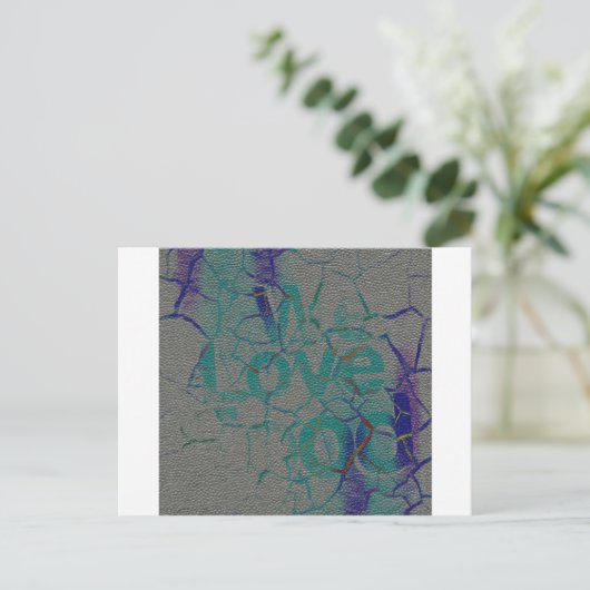 Liefde Briefkaart (Staand voorkant)