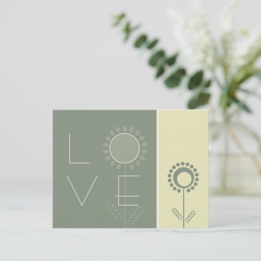 Liefde Briefkaart (Staand voorkant)