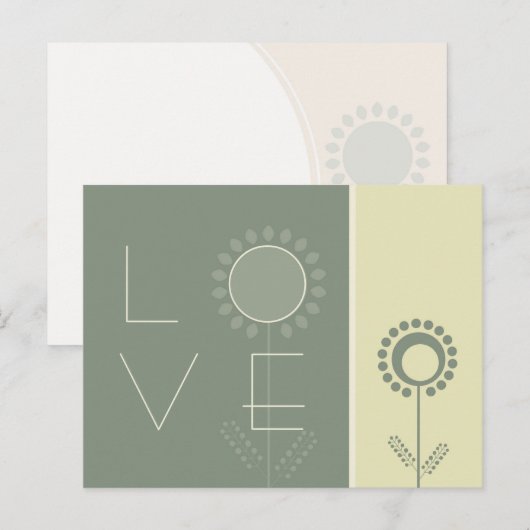 Liefde Briefkaart (Voorkant / Achterkant)