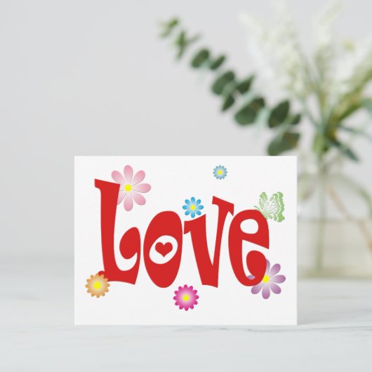 Liefde Briefkaart (Staand voorkant)