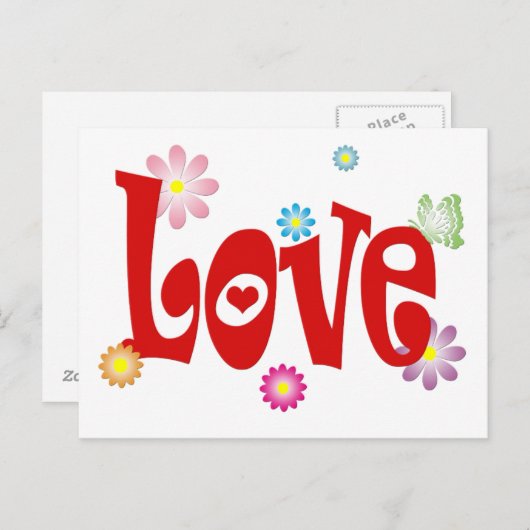 Liefde Briefkaart (Voorkant / Achterkant)