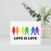 Liefde Briefkaart (Staand voorkant)