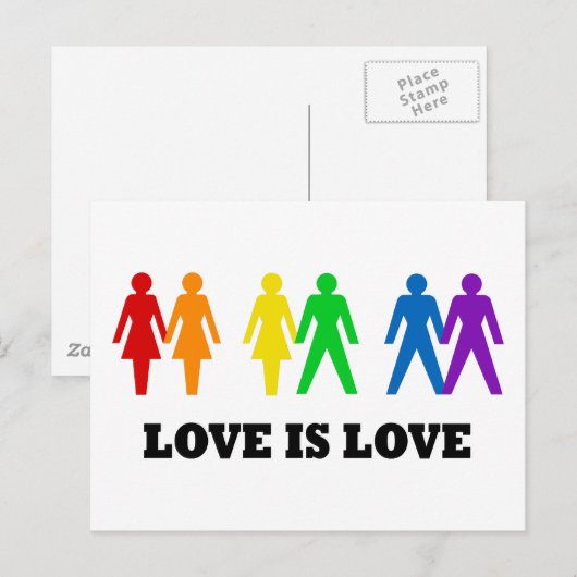 Liefde Briefkaart (Voorkant / Achterkant)