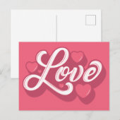 LIEFDE/Briefkaart Feestdagenkaart (Voorkant / Achterkant)