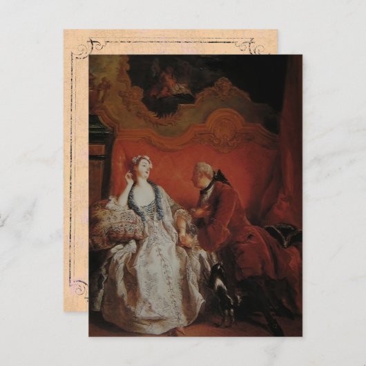 Liefde ~ Briefkaart / Uitnodigingen (Voorkant / Achterkant)