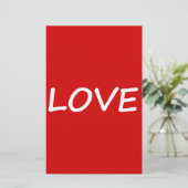 Liefde Briefpapier (Staand voorkant)