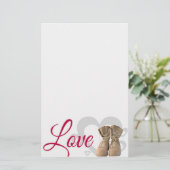Liefde Briefpapier (Staand voorkant)
