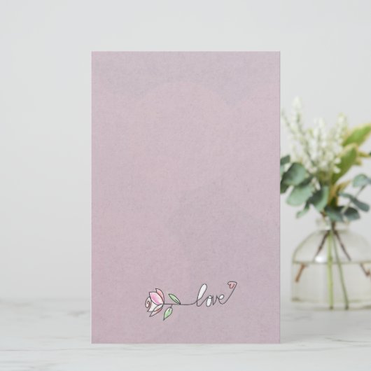 Liefde Briefpapier (Staand voorkant)