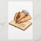 Liefde Briefpapier (Achterkant)