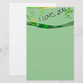 Liefde Briefpapier (Voorkant / Achterkant)