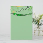 Liefde Briefpapier (Staand voorkant)