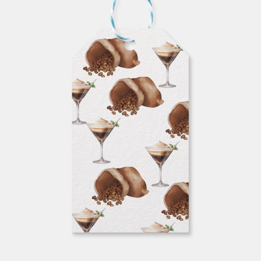 Liefde Brouwen | Espresso | Martini | Douche Favor Cadeaulabel (Achterkant)