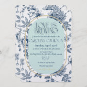 Liefde Brouwt Bruids Douche Uitnodigingen (Voorkant / Achterkant)